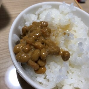 めんつゆ納豆